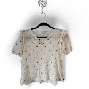 Madewell Flutter Sleeve Top